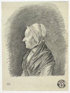 Perfil da Mulher Velha em Boné de Pieter Gaal