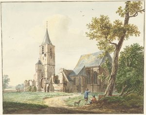 A igreja em Warmond de Pieter Gerardus van Os