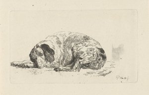 Cão reclinador de Pieter Gerardus van Os
