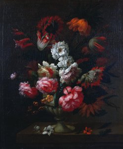 Ainda vida de flores em uma urna (par de 78177)