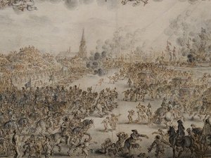 A partida de Charles II de Scheveningen de Pieter Hendricksz Schut