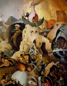 Último Julgamento, ca 1554, pintura de Pieter Huys (ca 1520-ca 1584), óleo sobre painel