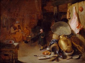 Interior com figuras, 1643 de Pieter Jacobsz Duyfhuysen