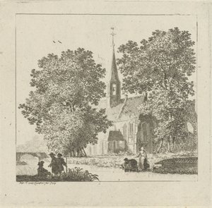 Vista de uma igreja