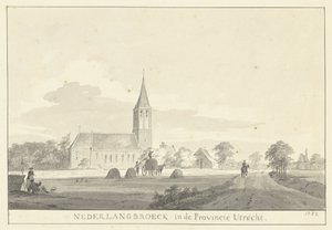 Vista da vila de Nederlangbroek