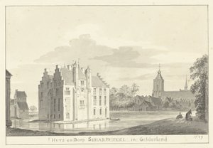A Casa e aldeia de Scherpenzeel de Pieter Jan van Liender