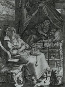 Nocte vacant curis animi de Pieter Jansz Saenredam