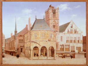 Velha Câmara Municipal em Amesterdão por Pieter Saenredam, Holanda