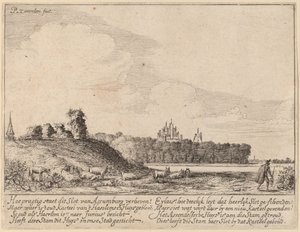 Ruínas do Castelo de Assemburg de Pieter Jansz Saenredam