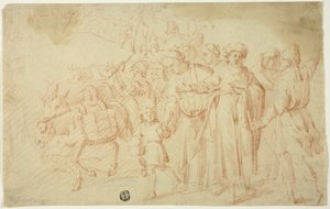José e seus irmãos no Egito de Pieter Lastman