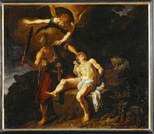 O sacrifício de Abraão ... de Pieter Lastman