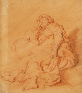 Estudo da Figura de Raquel, c.1621. de Pieter Lastman