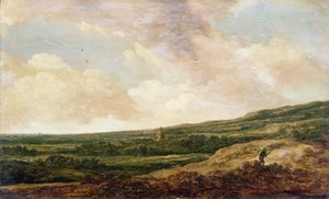 Paisagem com um caçador (painel)