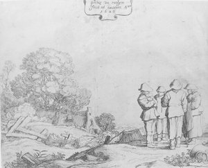 Três Camponeses e uma Mulher, 1626.