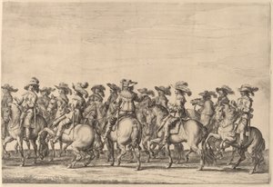 Entrada de Marie de Medici em Amsterdã [placa 3 de 6] de Pieter Nolpe