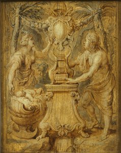 Capa de Matthias Casimir Sarbievii Lyricorum Libri IV por Maciej Kazimierz Sarbiewski, 1632 de Pieter Paul Rubens