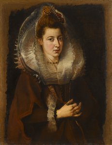Retrato de uma jovem com uma corrente, 1605-1606. de Pieter Paul Rubens