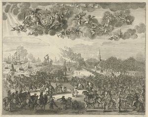 Partida de Carlos II de Scheveningen para a Inglaterra, 1660 de Pieter Philippe