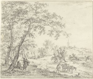 Paisagem da Holanda do Norte (Egmond em direcção a Castricum?)