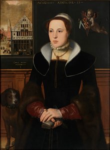 Retrato de Jacquemyne Buuck, 1551.