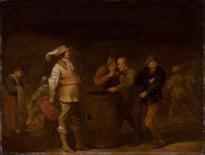 O rendimento do espólio de guerra, c. 1635 de Pieter Quast