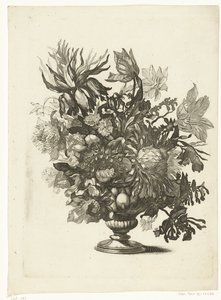 vaso de vidro com flores Vasos com buquês de flores (título da série)