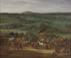 A Batalha de Nördlingen em 6 de setembro de 1634, 1634. de Pieter Snayers