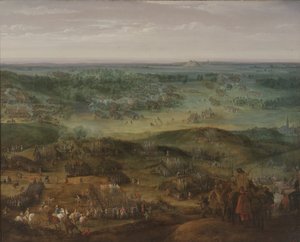 A Batalha de Nördlingen em 6 de setembro de 1634, 1634. de Pieter Snayers