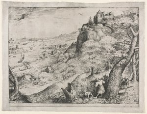 A caça ao coelho de Pieter The Elder Brueghel