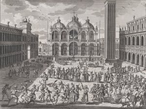 O Carnaval de Veneza, de: Thesaurus Antiquitatum et Historiarum Italia, vol. IX, 1722