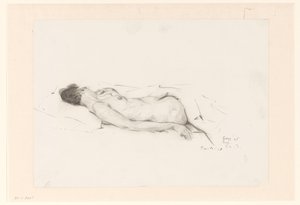 Reclinagem nua de Pieter Willem van Baarsel