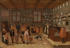 O Escritório do Advogado, 1628. de Pieter de Bloot