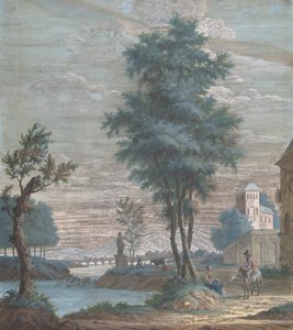 Paisagem italiana, 1769. de Pieter de Groot