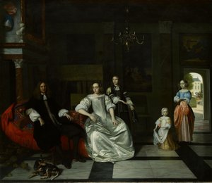 A família Jacott-Hoppesack de Pieter de Hooch
