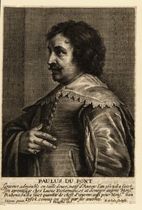 Retrato de Paulus Pontius, gravador e pintor flamengo de Pieter de II Jode