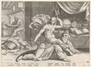 Aristóteles em Phyllis de Pieter de Jode (I) (attributed to)