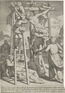 Kruisafneming
Passie van Christus (título da série)
Passionis et resurrectionis (título da série) de Pieter de Jode (I)