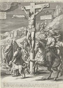 Crucificação de Cristo, parte direita de Pieter de Jode (I)