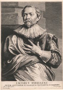 Jacobus Jordaens, Pictor Antuerpiæ, Humanarum Figurarum, em Majoribus