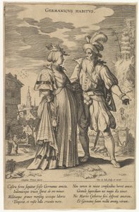 Germanicus Habitus, da Fashions of Different Nations.nd