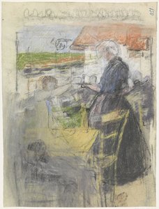 Terraço do café de Pieter de Josselin