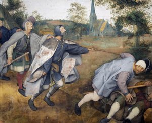 Os Cegos a liderar os Cegos de Pieter Bruegel the Elder