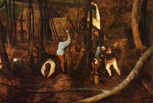 O Dia Escuro ... (óleo sobre madeira de carvalho)