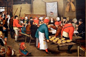 Museu de Évora. Brueghel, Pieter o Jovem (c.1564-1638). Festa de Casamento (ou Casamento de Camponeses)