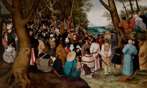 Sermão de São João Baptista de Pieter the Younger Brueghel