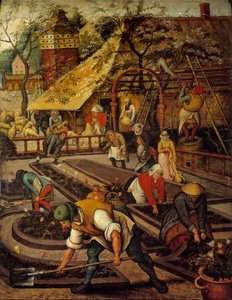 Pintura de Primavera de Pieter le Jeune dit Brueghel d