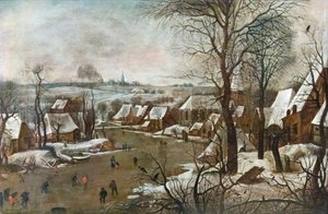Paisagem de Inverno de Pieter the Younger Brueghel