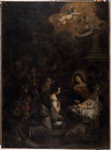 A Adoração dos Pastores de Pieter van (after) Mol