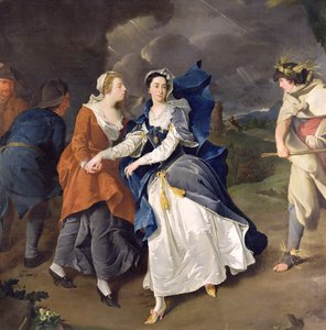 Sra. Cibber (1714-66) como Cordelia