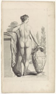 Estudo da mulher nua de Pieter van Gunst